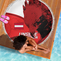 Austria Football Beach Blanket Unsere Burschen Eagle Mascot