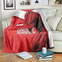 Austria Football Blanket Unsere Burschen Eagle Mascot