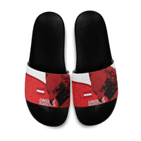 Austria Football Slide Sandals Unsere Burschen Eagle Mascot
