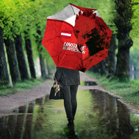Austria Football Umbrella Unsere Burschen Eagle Mascot