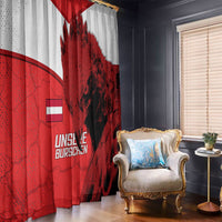 Austria Football Window Curtain Unsere Burschen Eagle Mascot