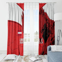 Austria Football Window Curtain Unsere Burschen Eagle Mascot