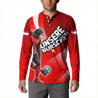 Personalized Austria Football Unsere Burschen Button Sweatshirt Eagle Mascot Patriotic Wave Grunge