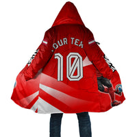 Personalized Austria Football Unsere Burschen Cloak Eagle Mascot Patriotic Wave Grunge