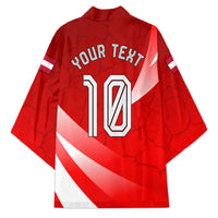 Personalized Austria Football Unsere Burschen Kimono Eagle Mascot Patriotic Wave Grunge