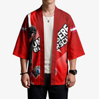 Personalized Austria Football Unsere Burschen Kimono Eagle Mascot Patriotic Wave Grunge