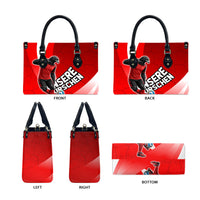 Austria Football Unsere Burschen Leather Bag Eagle Mascot Patriotic Wave Grunge