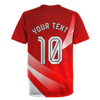 Personalized Austria Football Unsere Burschen Rugby Jersey Eagle Mascot Patriotic Wave Grunge