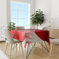 Austria Football Unsere Burschen Tablecloth Eagle Mascot Patriotic Wave Grunge