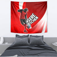 Austria Football Unsere Burschen Tapestry Eagle Mascot Patriotic Wave Grunge