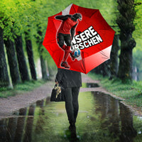 Austria Football Unsere Burschen Umbrella Eagle Mascot Patriotic Wave Grunge