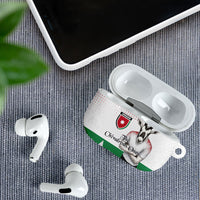Jordan Football AirPods Case The Chivalrous Ones Oryx Mascot Patriotic Halftone Dot