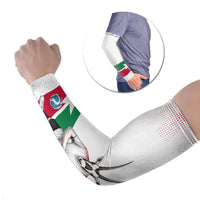 Jordan Football Arm Sleeves The Chivalrous Ones Oryx Mascot Patriotic Halftone Dot