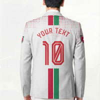 Personalized Jordan Football Blazer The Chivalrous Ones Oryx Mascot Patriotic Halftone Dot