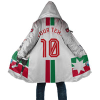 Personalized Jordan Football Cloak The Chivalrous Ones Oryx Mascot Patriotic Halftone Dot