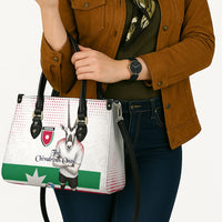 Jordan Football Leather Bag The Chivalrous Ones Oryx Mascot Patriotic Halftone Dot
