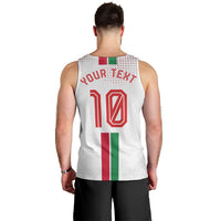Personalized Jordan Football Men Tank Top The Chivalrous Ones Oryx Mascot Patriotic Halftone Dot