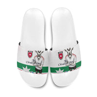 Jordan Football Slide Sandals The Chivalrous Ones Oryx Mascot Patriotic Halftone Dot