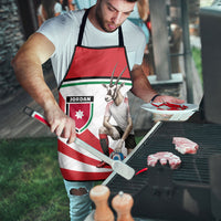 Jordan Football Oryx Mascot Apron Patriotic Diagonal Stripe Athletic Graphic