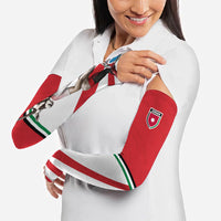 Jordan Football Oryx Mascot Arm Sleeves Patriotic Diagonal Stripe Athletic Graphic