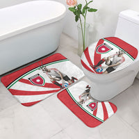 Jordan Football Oryx Mascot Bathroom Set Patriotic Diagonal Stripe Athletic Graphic