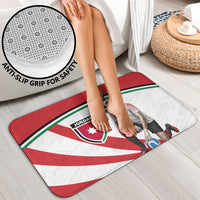 Jordan Football Oryx Mascot Bathroom Set Patriotic Diagonal Stripe Athletic Graphic