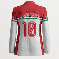 Personalized Jordan Football Oryx Mascot Blazer Patriotic Diagonal Stripe Athletic Graphic