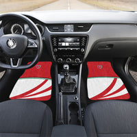 Jordan Football Oryx Mascot Car Mats Patriotic Diagonal Stripe Athletic Graphic