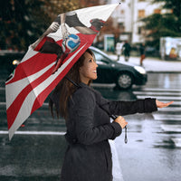 Jordan Football Oryx Mascot Umbrella Patriotic Diagonal Stripe Athletic Graphic