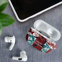 Portugal Football AirPods Case Selecao das Quinas Rooster Mascot Ornate Marble Swirl