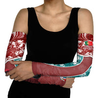 Portugal Football Arm Sleeves Selecao das Quinas Rooster Mascot Ornate Marble Swirl