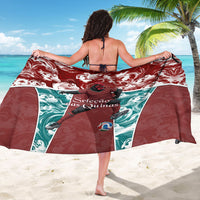 Portugal Football Sarong Selecao das Quinas Rooster Mascot Ornate Marble Swirl
