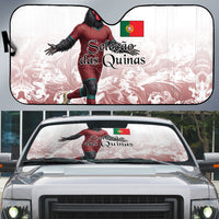 Portugal Football Selecao das Quinas Auto Sun Shade Rooster Mascot Patriotic Ornate