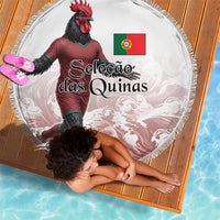 Portugal Football Selecao das Quinas Beach Blanket Rooster Mascot Patriotic Ornate