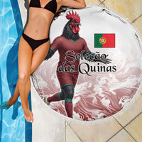 Portugal Football Selecao das Quinas Beach Blanket Rooster Mascot Patriotic Ornate