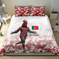 Portugal Football Selecao das Quinas Bedding Set Rooster Mascot Patriotic Ornate