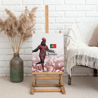 Portugal Football Selecao das Quinas Canvas Wall Art Rooster Mascot Patriotic Ornate