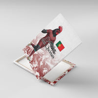 Portugal Football Selecao das Quinas Canvas Wall Art Rooster Mascot Patriotic Ornate