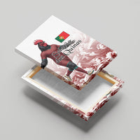 Portugal Football Selecao das Quinas Canvas Wall Art Rooster Mascot Patriotic Ornate