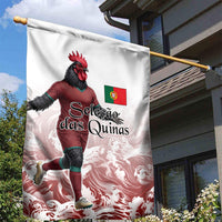 Portugal Football Selecao das Quinas Garden Flag Rooster Mascot Patriotic Ornate