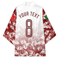 Personalized Portugal Football Selecao das Quinas Kimono Rooster Mascot Patriotic Ornate