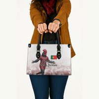Portugal Football Selecao das Quinas Leather Bag Rooster Mascot Patriotic Ornate
