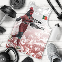 Personalized Portugal Football Selecao das Quinas Men Tank Top Rooster Mascot Patriotic Ornate