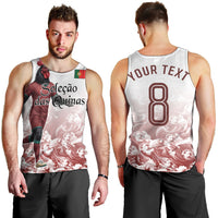 Personalized Portugal Football Selecao das Quinas Men Tank Top Rooster Mascot Patriotic Ornate