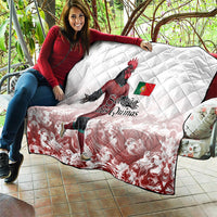 Portugal Football Selecao das Quinas Quilt Rooster Mascot Patriotic Ornate