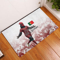Portugal Football Selecao das Quinas Rubber Doormat Rooster Mascot Patriotic Ornate