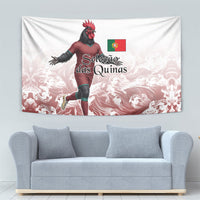 Portugal Football Selecao das Quinas Tapestry Rooster Mascot Patriotic Ornate