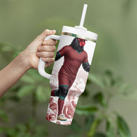 Portugal Football Selecao das Quinas Tumbler With Handle Rooster Mascot Patriotic Ornate