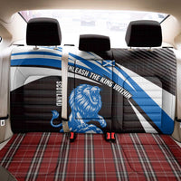 Scotland Lion Back Car Seat Cover with Blue and White Saltire and Tartan Pattern - Wonder Print Shop