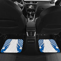 Scotland Thistle and Saltire Car Mats with Blue and White National Design - Wonder Print Shop
